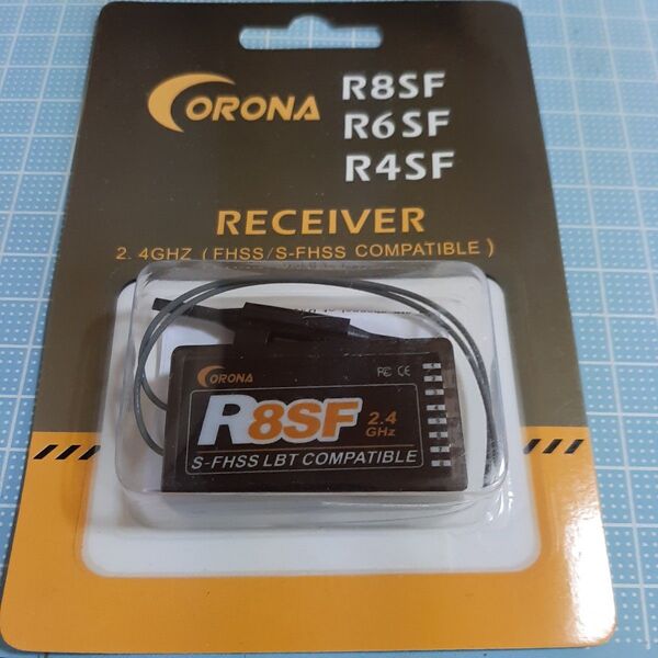 ◆1個◆ Corona R8SF 8CH S.BUS 2.4G 受信機 ラジコン Futaba プロポ 送信機 S-FHSS