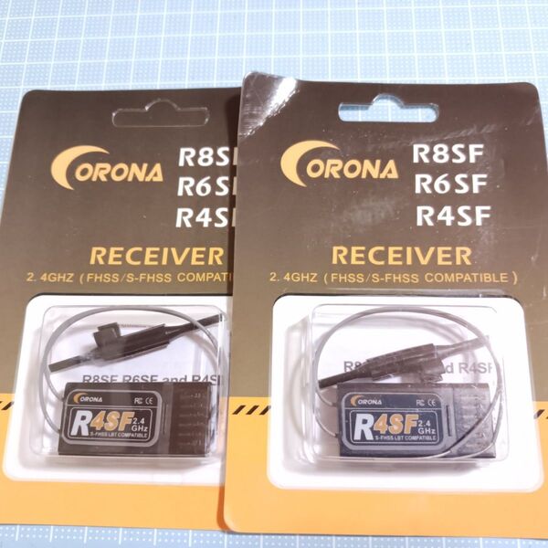 ◆◆2個◆◆ Corona R4SF 4CH「S.BUS」 2.4G 受信機 ラジコン Futaba プロポ 送信機 S-FHSS