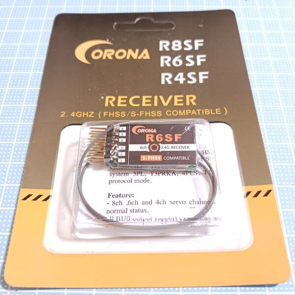 ◆1個◆ Corona R6SF 6CH「S.BUS」 2.4G 受信機 ラジコン Futaba プロポ 送信機 S-FHSS