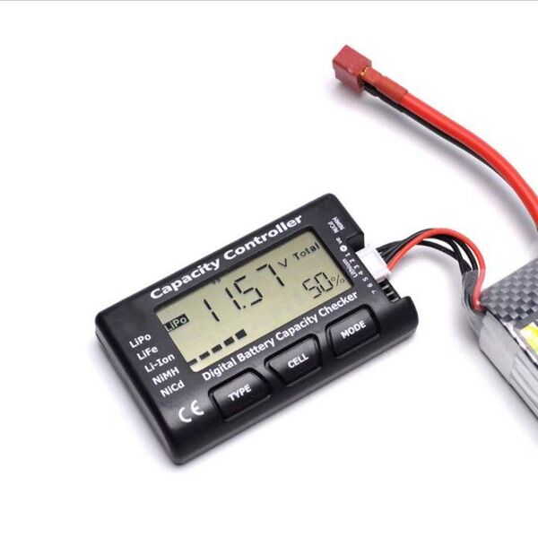 ラジコン バッテリー チェッカー 電圧計 ドリパケ YD-2 tt01 tt02 リポ リフェ ニッケル水素 ニカド タミヤヨコモ