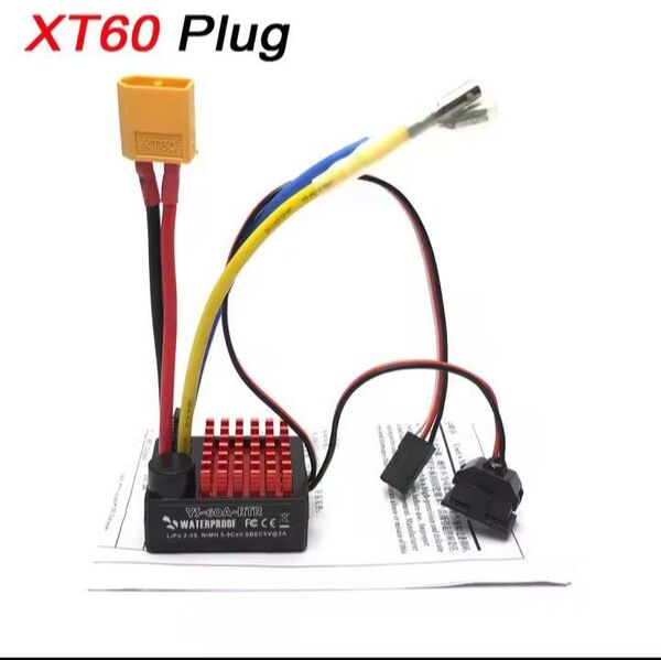 ■XT60■新製品■リポカット搭載 新品 ラジコン 用 アンプ ESC クローラー モーター CR-01 CC-01 CC-02