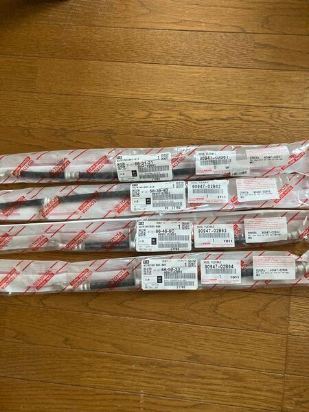 未使用 トヨタ MR-S ZZW30 純正 ブレーキホース 前後 左右 90947-02B61 02B62 02B63 02B64