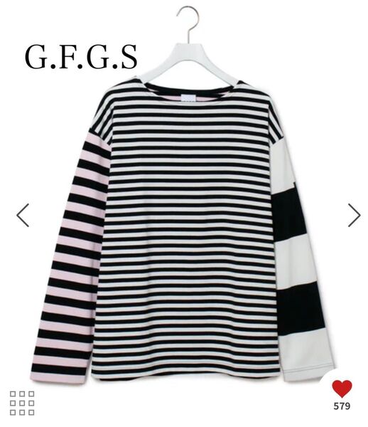 アダムエロペ G.F.G.S 別注 ボートネックボーダー トップス