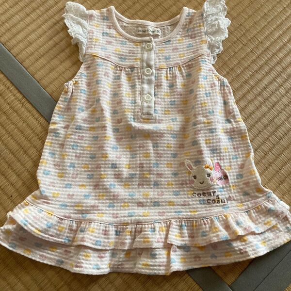 クーラクール トップス 90cm ピンク 子供服
