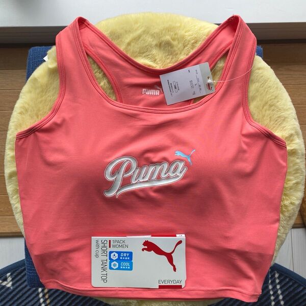 【新品☆未使用】PUMAショートタンクトップ Lサイズ