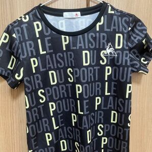 ルコックスポルティフ ロゴ入りTシャツ ガールズ150センチ