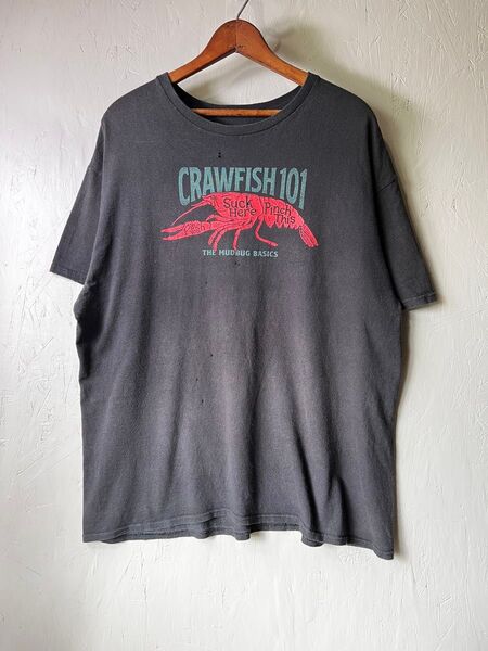 90s ビンテージ フェードプリント Tシャツ カットソー XL