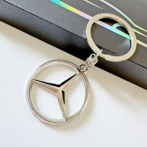 メルセデス・ベンツおしゃれ キーホルダー 金属 3Dss