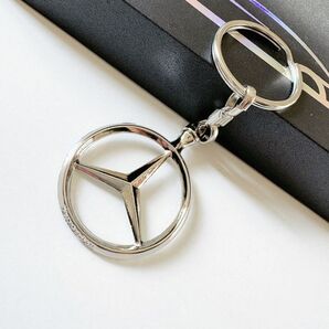 メルセデス・ベンツ キーホルダー おしゃれ 金属 3Dvv