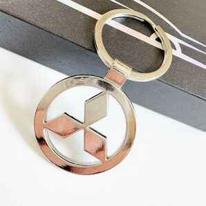 三菱(MITSUBISHI)キーホルダー おしゃれ 金属 3Dvv