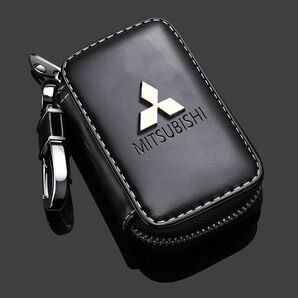 三菱(MITSUBISHI)キーケース レザー 革 キーカバー 高級 オシャレvv