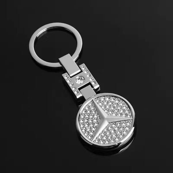 メルセデス・ベンツキーホルダー おしゃれ キラキラ 金属1