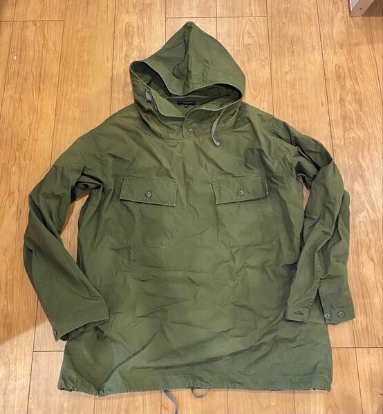 Engineered Garments Cagoule Shirt-Drab Cotton Ripstop M アノラックパーカー