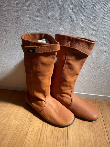 C.I.L ソフトレザー軽量ブーツ 約 24.5cm Brown
