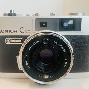 【完動品】フィルムカメラ Konica C35 Flash matic