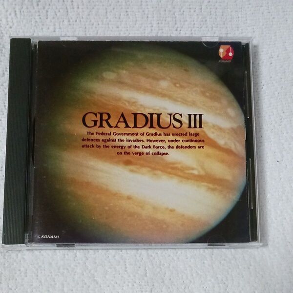コナミ GRADIUS III サウンドトラック CD コナミ矩形波倶楽部 キングレコード KICA1001