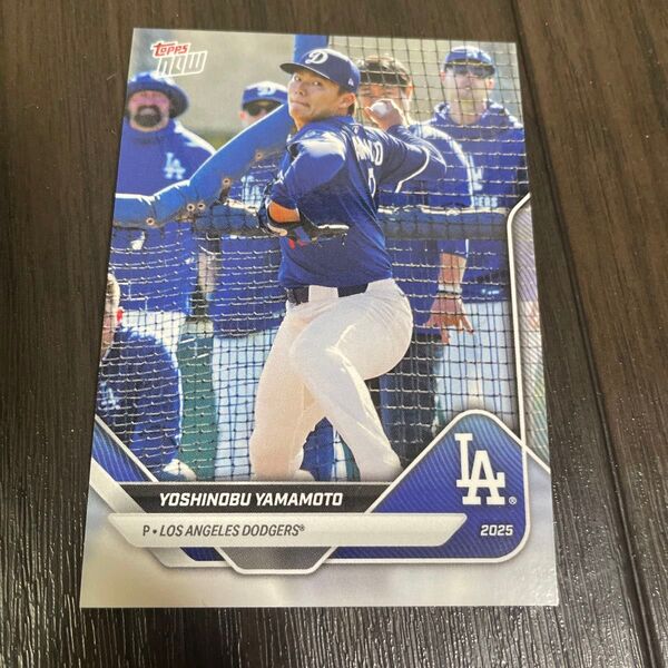 山本由伸 Topps Now opening day 2025 カード