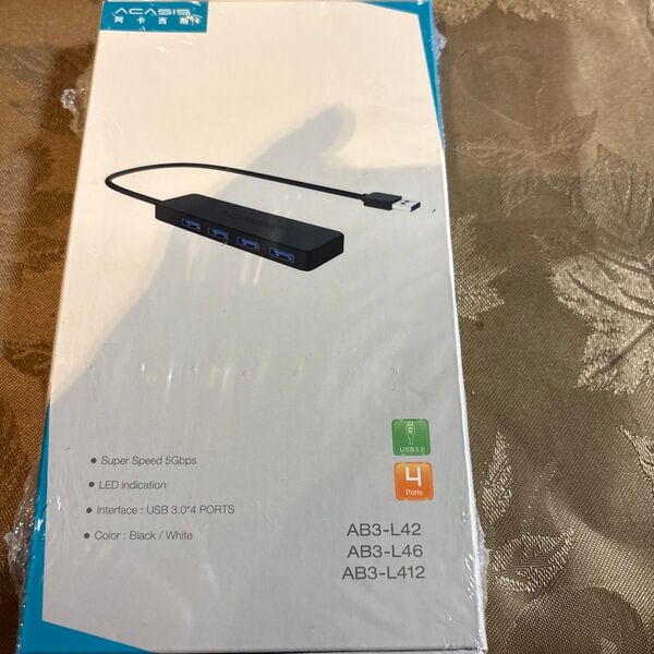 ACASIS USB3.0ハブ 4ポート 5Gbps 高速データ転送 新品