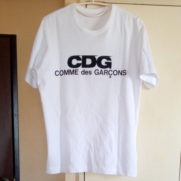 COMME des GARCONS CDG 半袖Tシャツ 白 L 中古