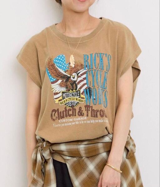 L'Appartement【GOOD ROCK SPEED/グッドロックスピード】 EAGLE NOSLEEVE CUTSEW