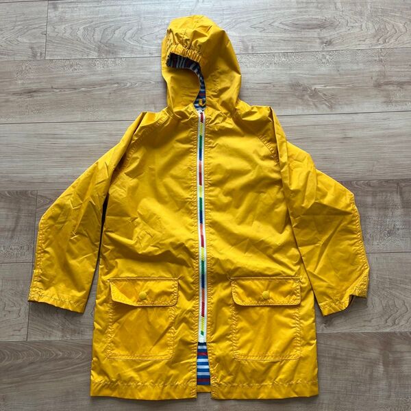 『Grin kids』サイズ120キッズ レインコート イエロー