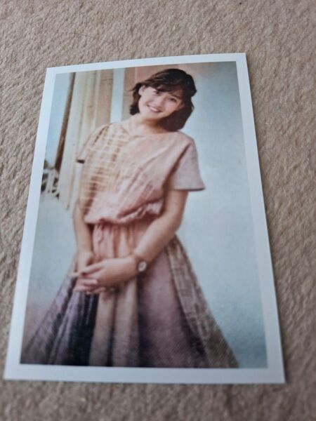 岡田有希子 無光沢 絹目写真 当時交換品 焼き増し