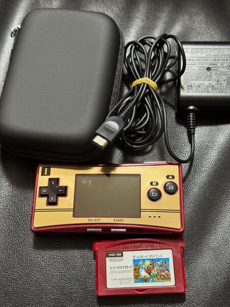 ★おまけソフト付き★ゲームボーイミクロ本体ファミコンカラー