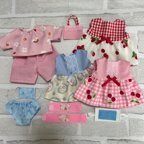 909 メルちゃん ソランちゃん 服 ワンピース ハンドメイド