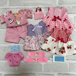 916 メルちゃん ソランちゃん 服 ワンピース ハンドメイド