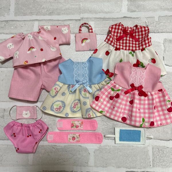 930 メルちゃん ソランちゃん 服 ワンピース ハンドメイド