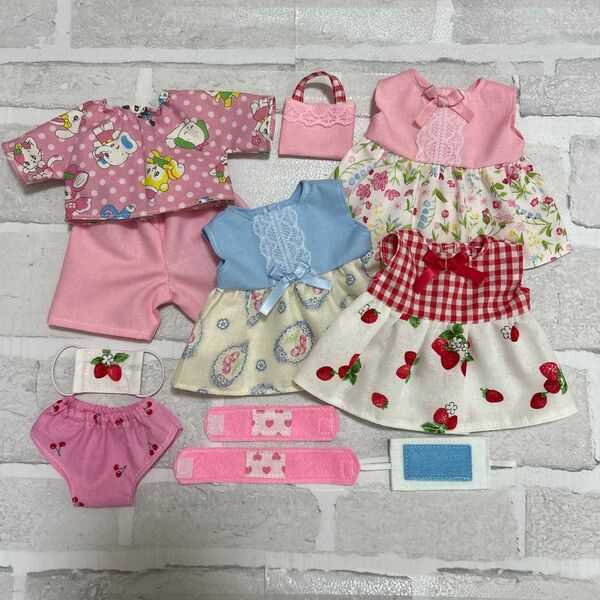 971 メルちゃん ソランちゃん 服 ワンピース ハンドメイド