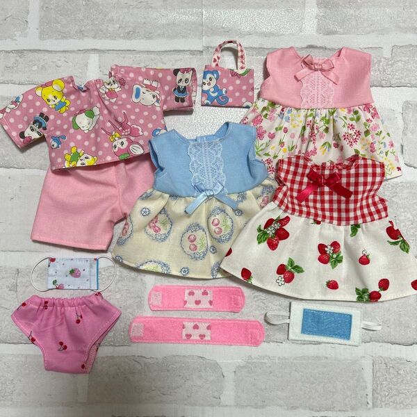 975 メルちゃん ソランちゃん 服 ワンピース ハンドメイド