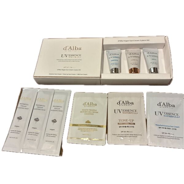 ★新品未開封★ d'Alba ダルバヴィーガンサンクリーム3種キット日焼け止め★おまけつき★