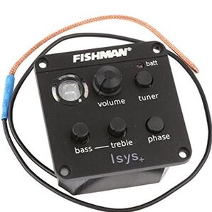 fishman lsys+ プリアンプ ピエゾピックアップ 電池ボックス エレアコ用
