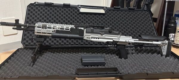 G&G M14 EBR シルバー ORGA Airsoft ロングレンジカスタム & ブラシレスモーター搭載 電動ガン
