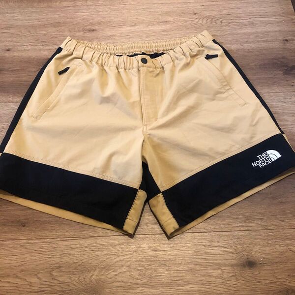 THE NORTH FACE beams ビームス コラボ ハーフパンツ ベージュ/ブラック メンズ