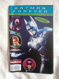 BATMAN FOREVER MOVIE PHOTO STICKER ALBUM { бесплатная доставка } Batman 