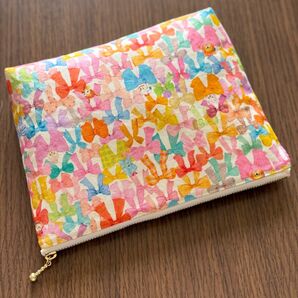 ハンドメイド保冷ポーチ★22fabric★yukiemon★アイスリングポーチ★