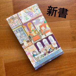 【新書】ハンドメイドブックカバー★22fabric★ラビリンスハウス