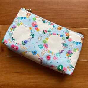 ハンドメイド★ポーチ★20センチポーチ★22fabric★yukiemon
