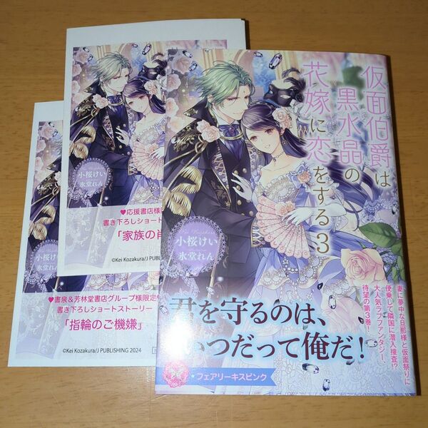 仮面伯爵は黒水晶の花嫁に恋をする 3 (fairy kiss) 小桜けい/著