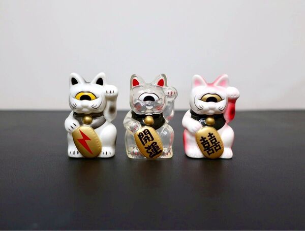 フォーチュンキャットベビー 3体セット リアルヘッド 真頭玩具