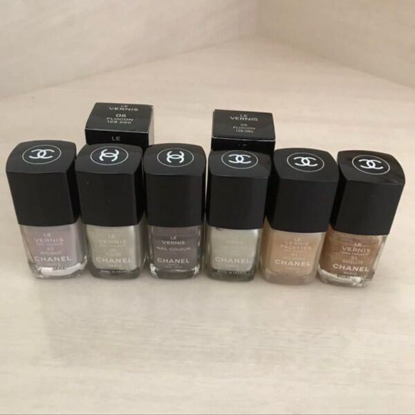 シャネル ヴェルニ ネイルカラーセット 6本 CHANEL マニキュア ネイルカラー トップコート ネイルエナメル