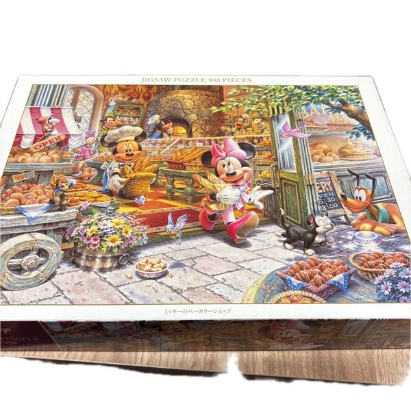 ジグソーパズル ディズニー ミッキーのベーカリーショップ 500ピース 35x49cm D-500-632