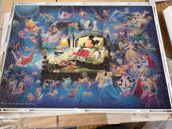 500ピース ジグソーパズル ディズニー ミッキーのドリームファンタジー 【光るジグソー】 (35x49cm)