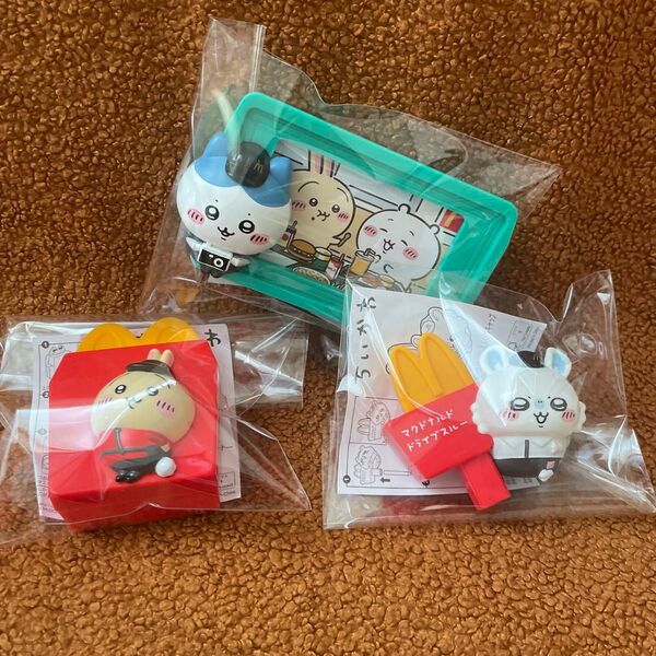 マクドナルド ちいかわ ハッピーセット 第2弾 後半 モモンガ ハチワレ うさぎ 3点セット マック