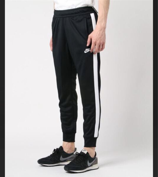 新品 NIKE ジャージ トリビュート ジョガー パンツ スキニー ストリート トラックパンツ ロングパンツ 黒 ブラック
