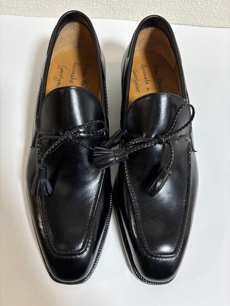 未使用! Enzo Bonafe タッセルローファー BOTERO 6 1/2(25.0cm) NERO