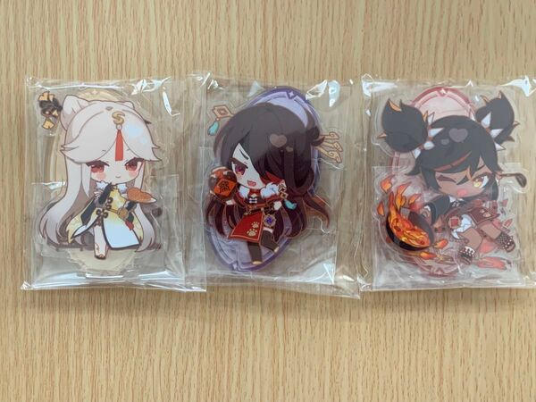 原神 スイパラ コラボ 凝光 北斗 辛炎 アクスタ