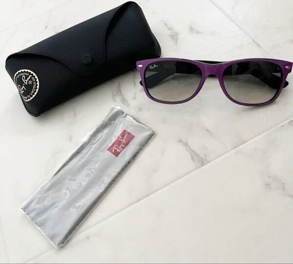Ray-Ban レイバン サングラス NEW WAYFARER ニューウェイファーラー美品 希少パープルフレーム